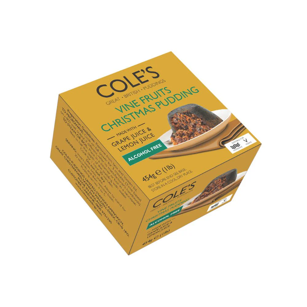 Cole's Alcohol Free Christmas Pudding 454g