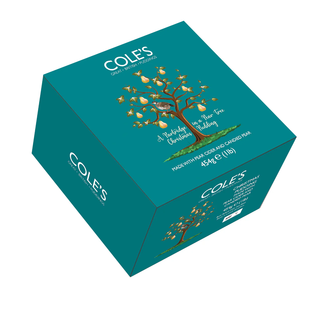 Cole's Partridge in a Pear Tree Christmas Pudding 454g