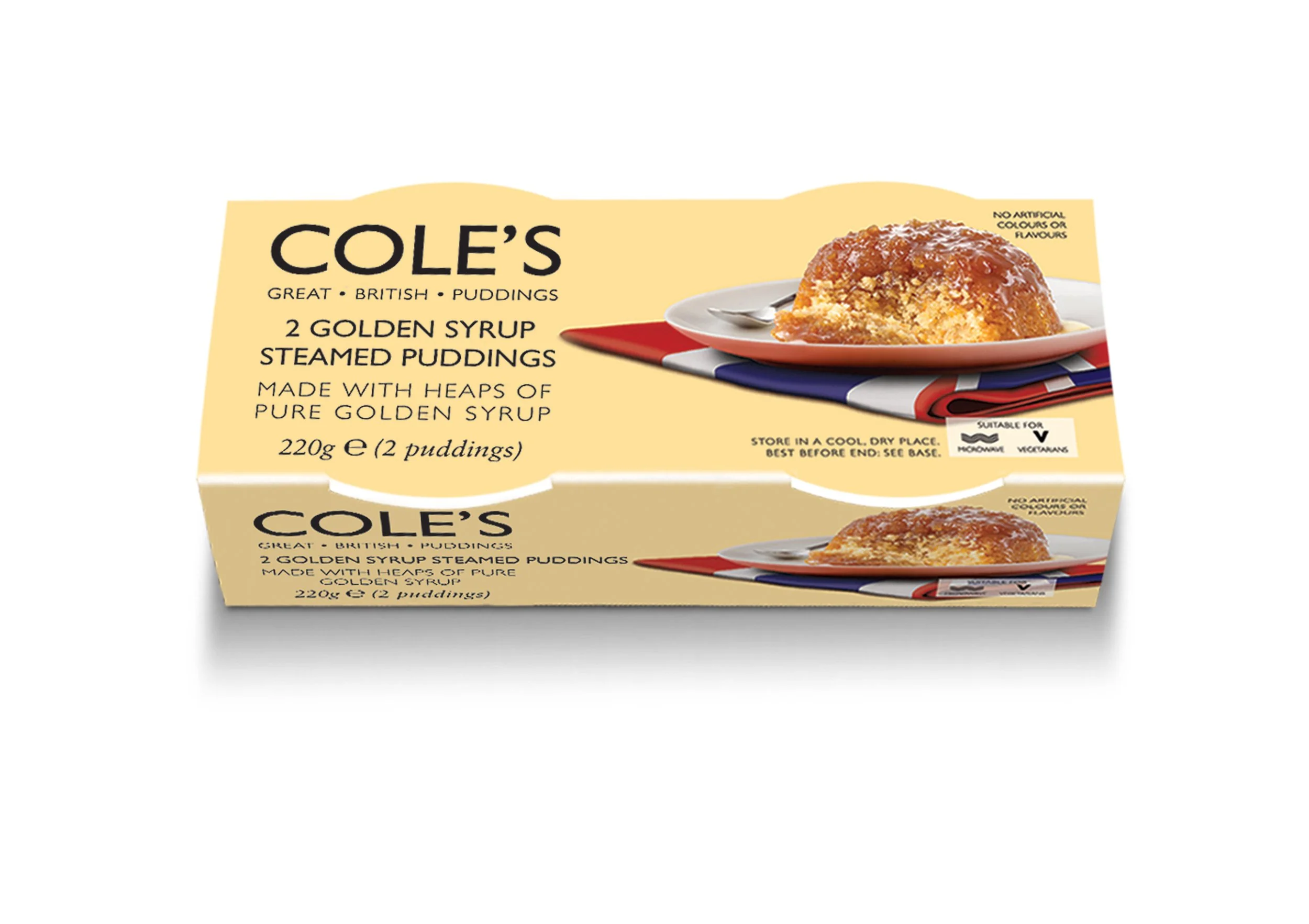 Cole's Golden Syrup Pudding Twin Pack 2 x 110g