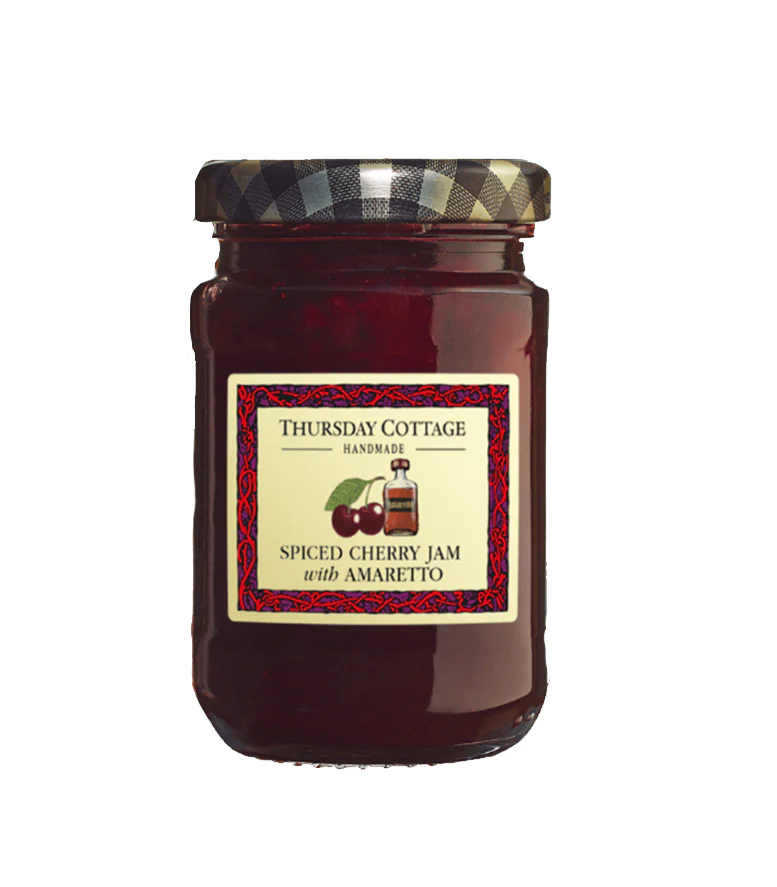Spiced Cherry jam with Amaretto
