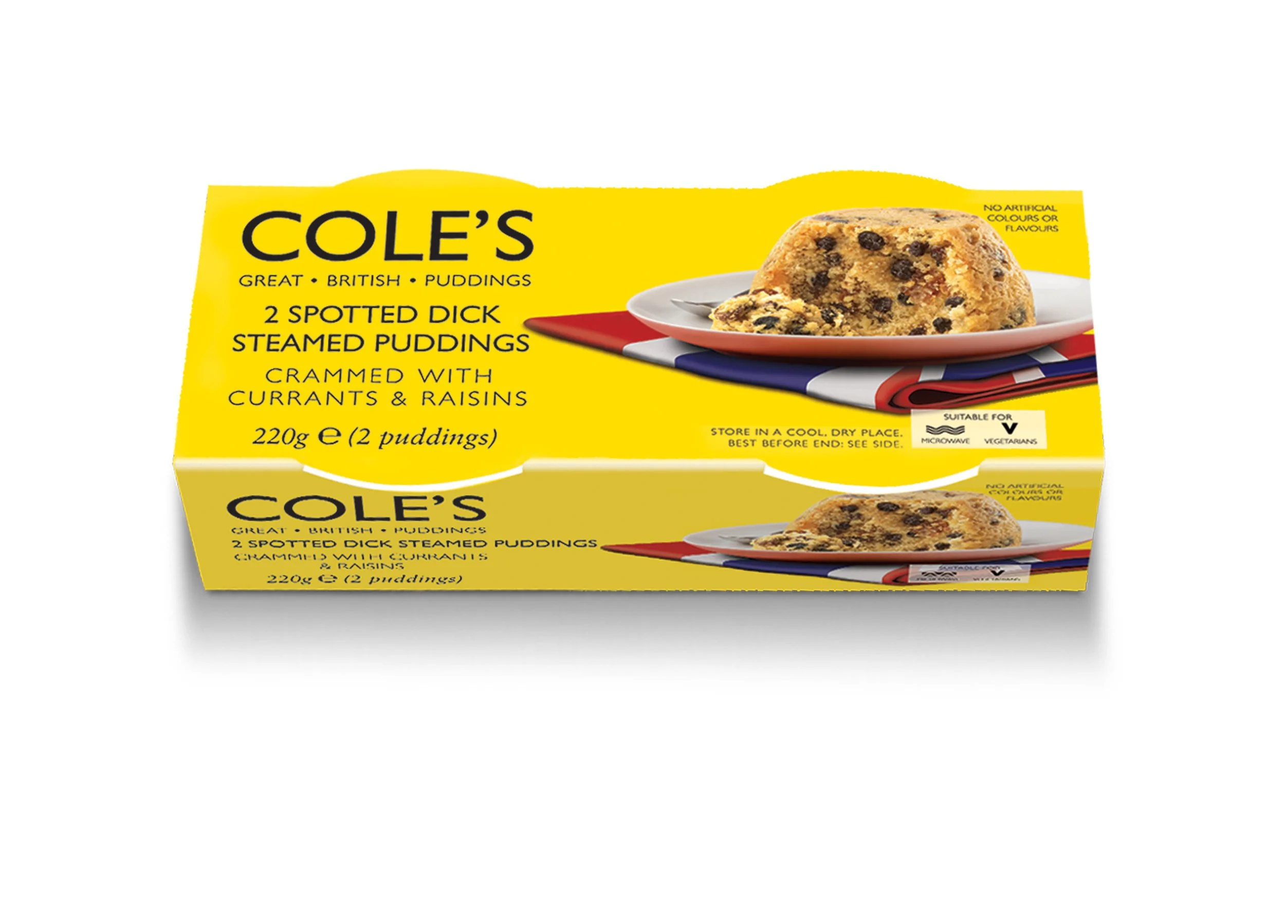Cole's Spotted Dick Pudding Twin Pack 2 x 110g