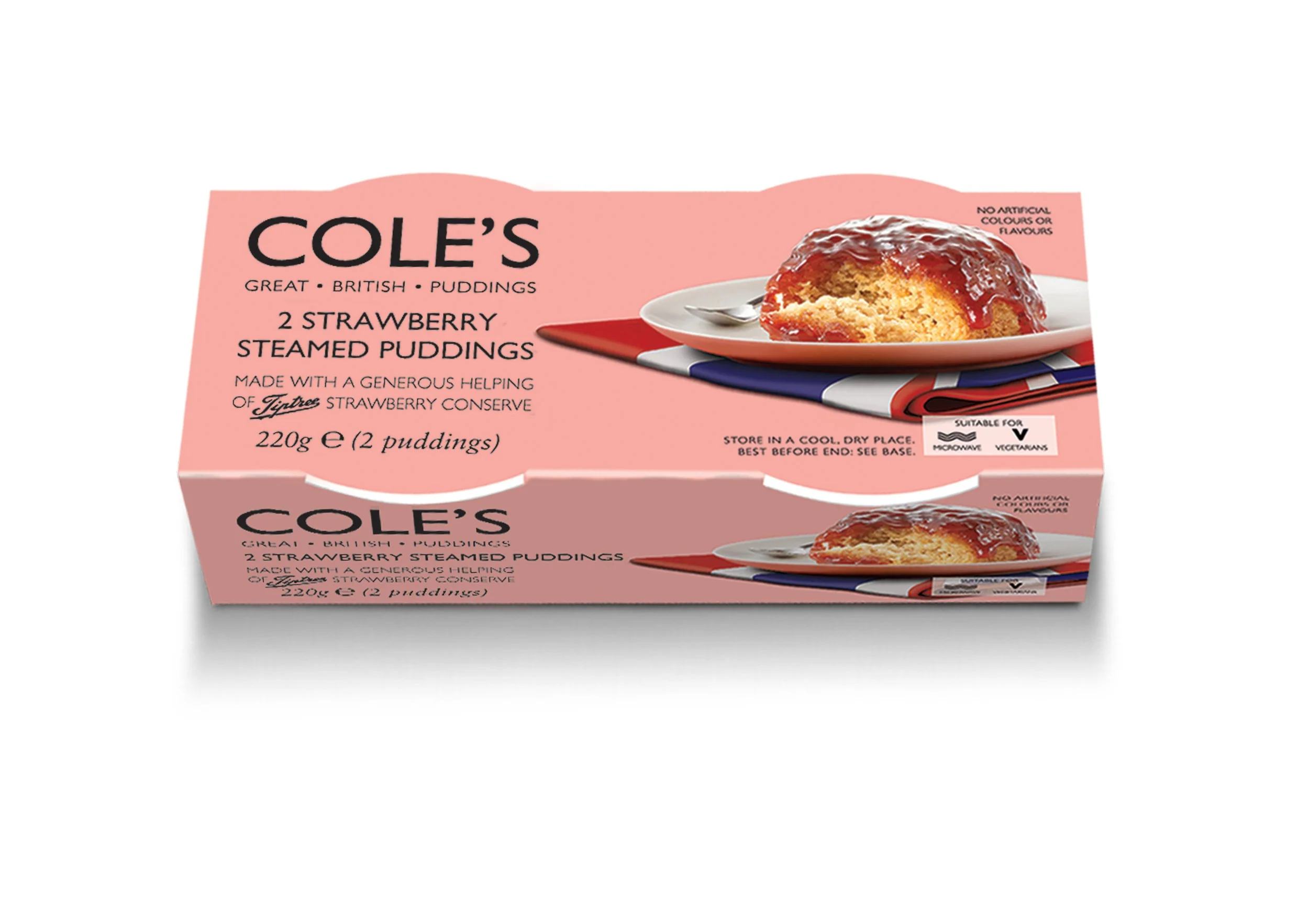 Cole's Strawberry Pudding Twin Pack 2 x 110g