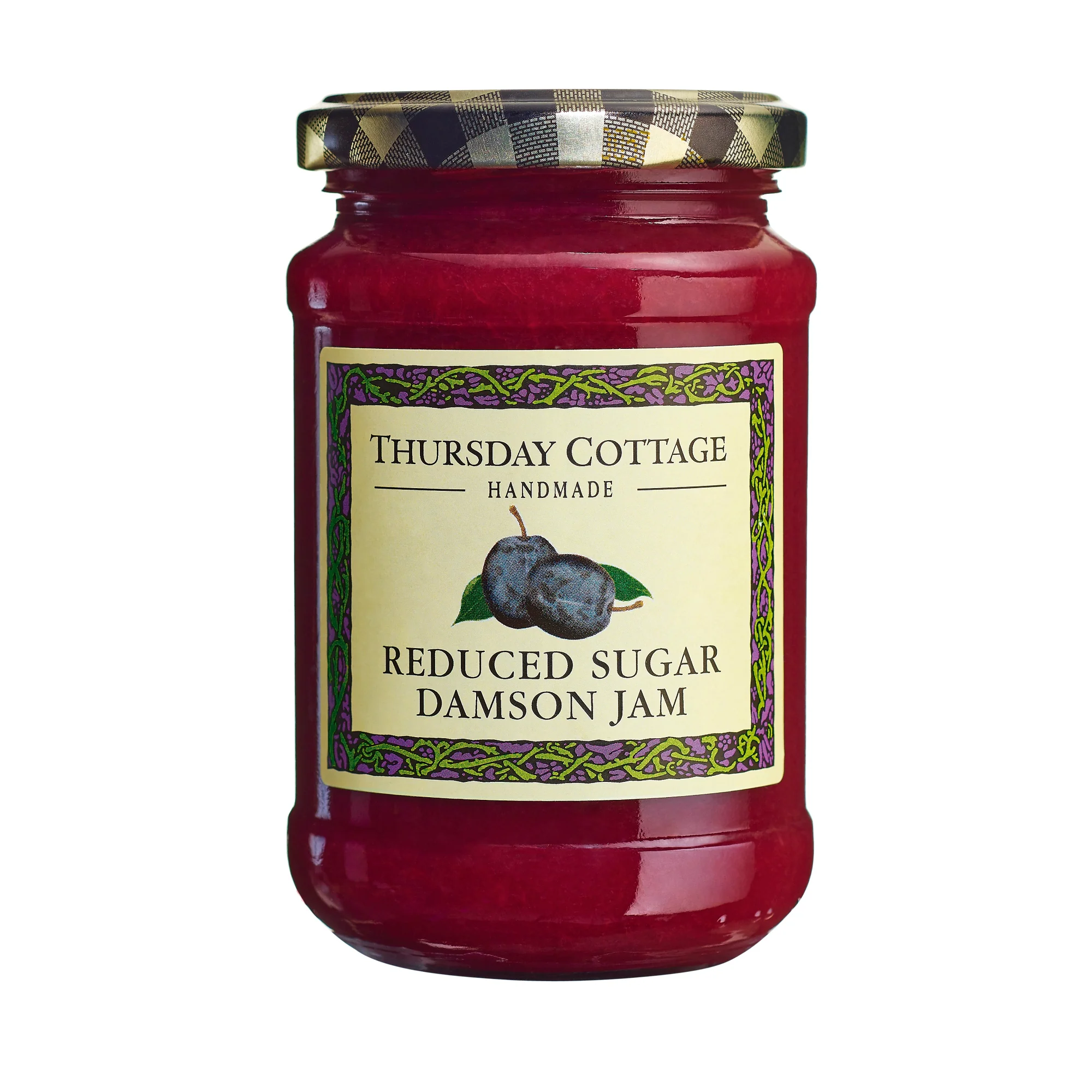 Thursday Cottage Reduced Sugar Damson Jam 315g